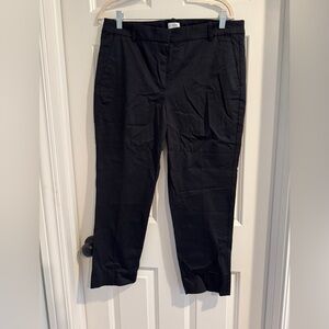 New with tags J. crew black 12 cropped pants. J.crew spring
